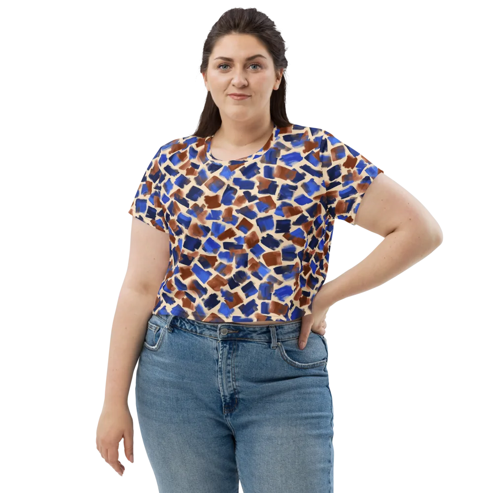 Painter’s Scatter on Crop Tee — Front