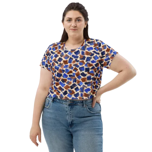 Painter’s Scatter on a Crop Tee