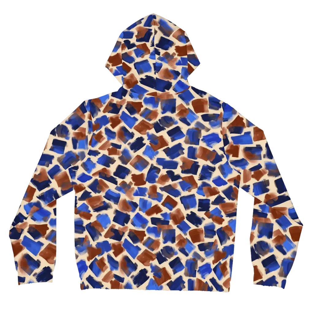 Painter’s Scatter on Women's Full-Zip Hoodie — Back