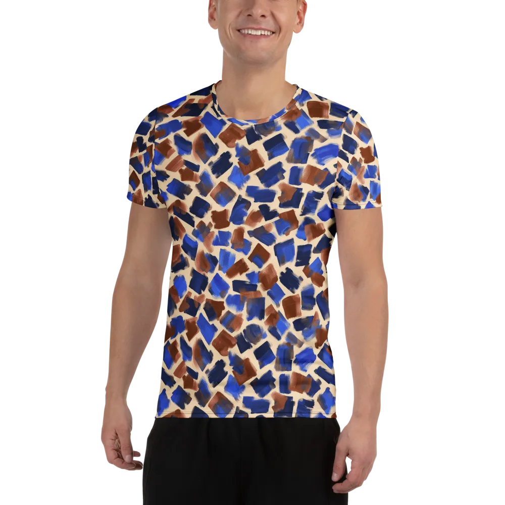 Painter’s Scatter on Men's Athletic T-Shirt — Front