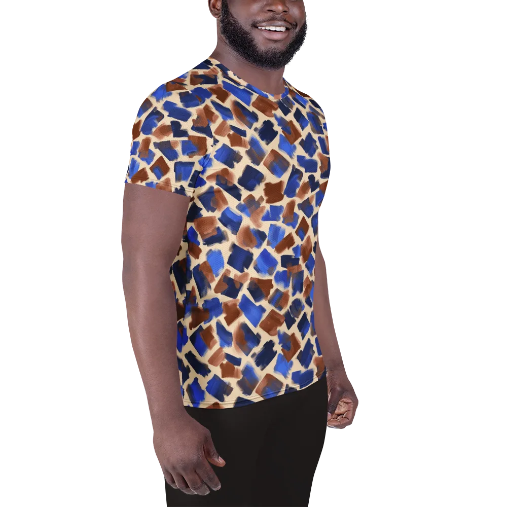 Painter’s Scatter on Men's Athletic T-Shirt — Right