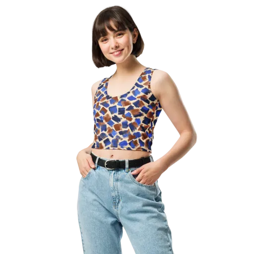 Painter’s Scatter on a Crop Top