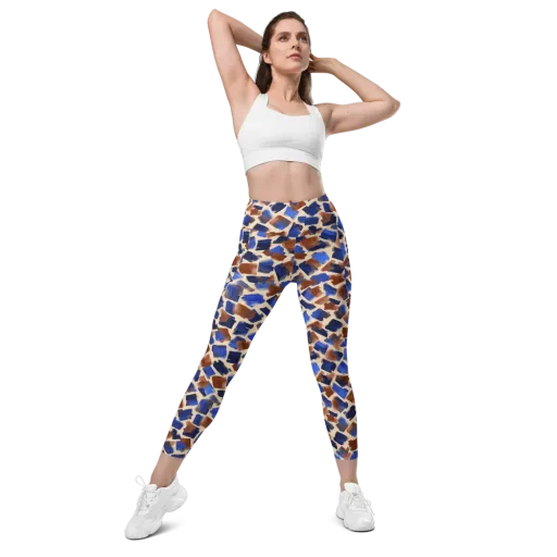 Painter’s Scatter on a Leggings with Pockets