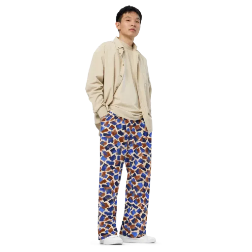 Painter’s Scatter on a Wide-Leg Pants