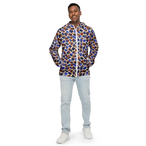 Painter’s Scatter on a Men's Windbreaker
