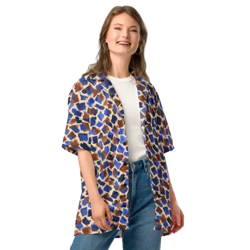Painter’s Scatter on a Button Shirt