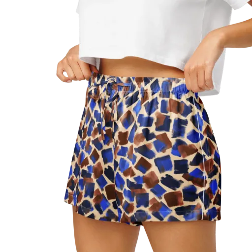 Painter’s Scatter on a Women's Pajama Shorts