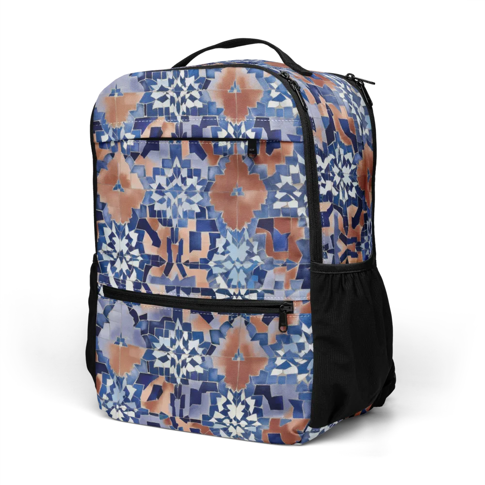 Blue Hour Tile on Utility Backpack — Left Front