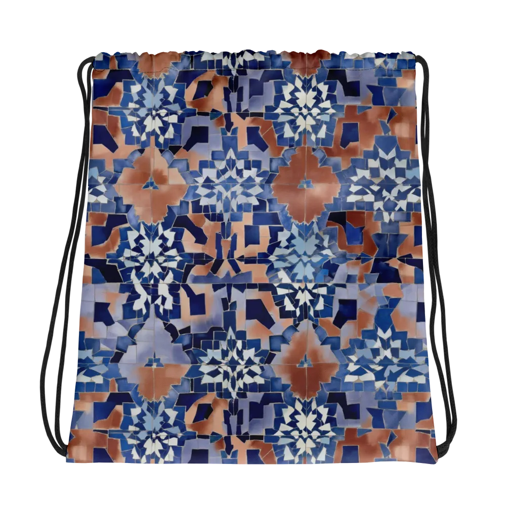 Blue Hour Tile on Drawstring Bag — Photo