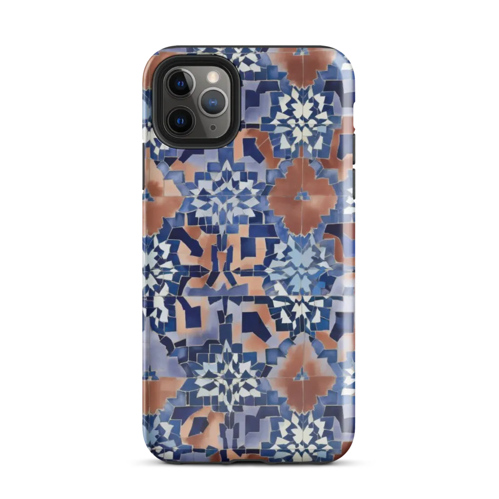 Blue Hour Tile on Tough Case for iPhone® — Front