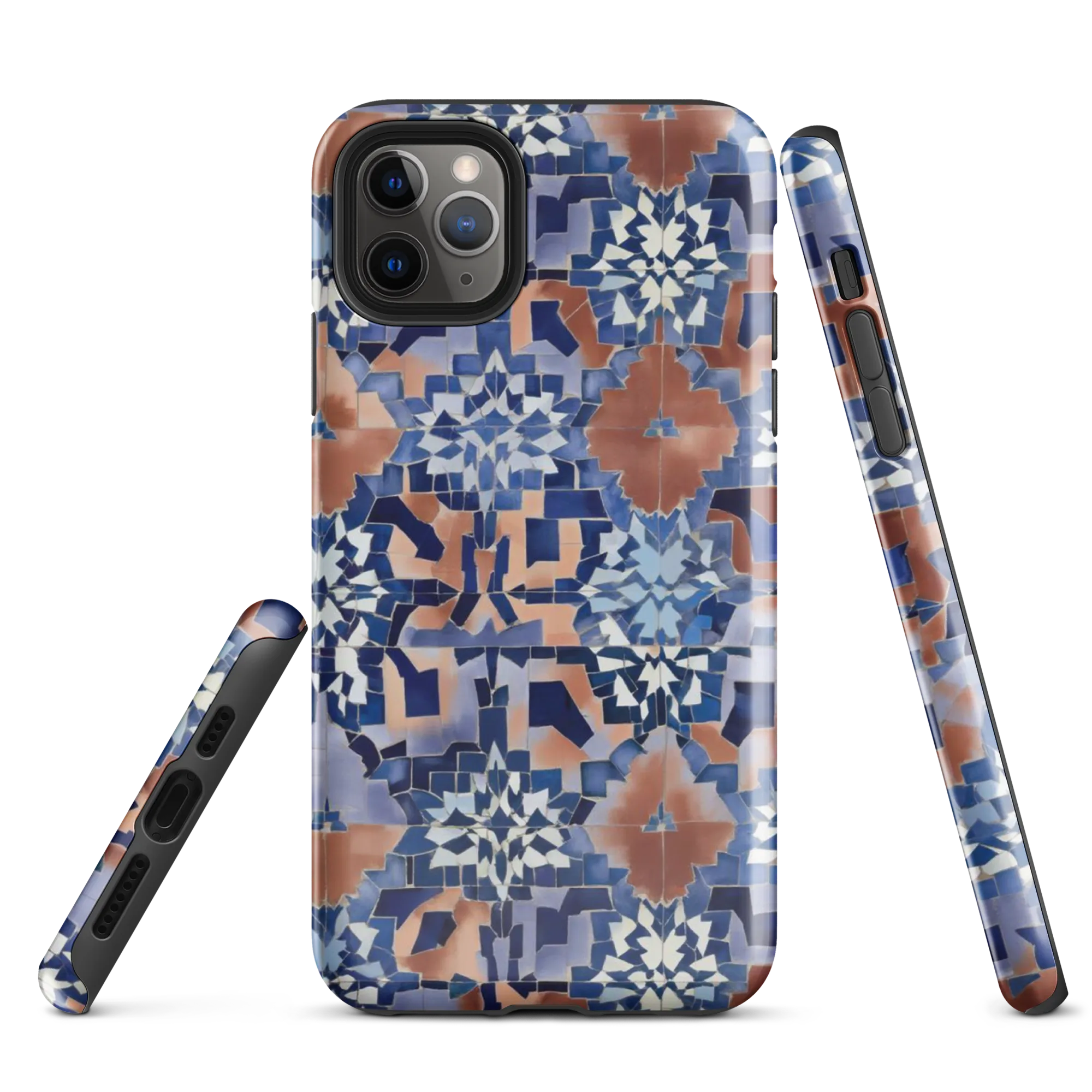 Blue Hour Tile on Tough Case for iPhone® — Front