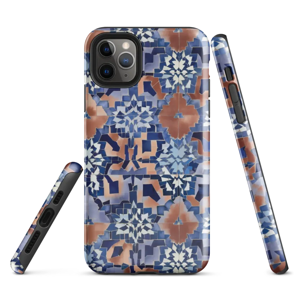 Blue Hour Tile on Tough Case for iPhone® — Front