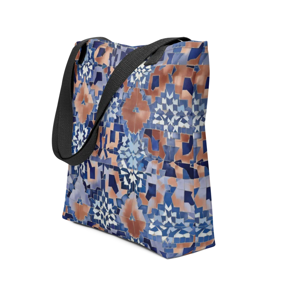 Blue Hour Tile on Tote Bag — Front