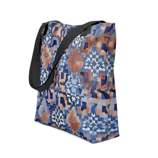 Blue Hour Tile on a Tote Bag
