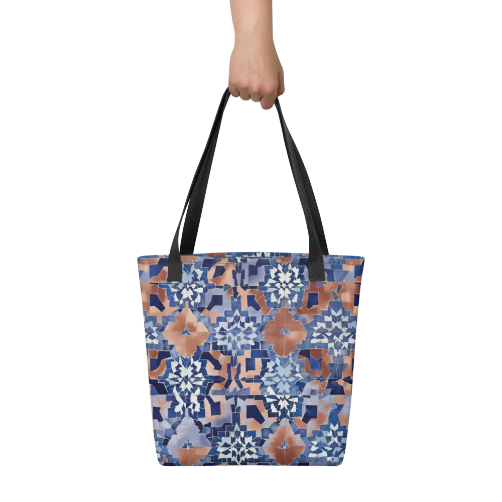 Blue Hour Tile on Tote Bag — Front