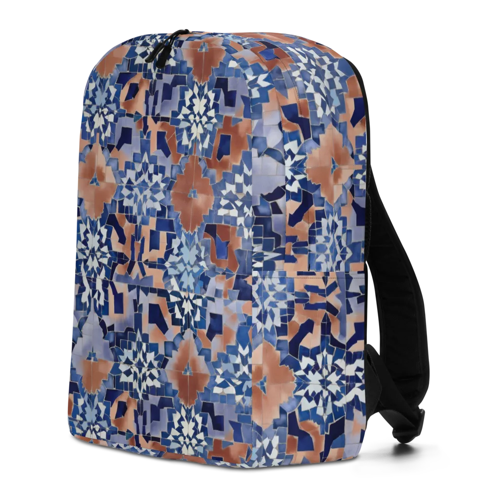 Blue Hour Tile on Minimalist Backpack — Left