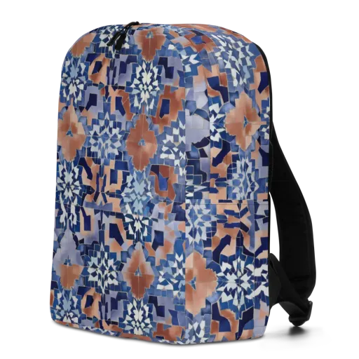 Blue Hour Tile on a Minimalist Backpack