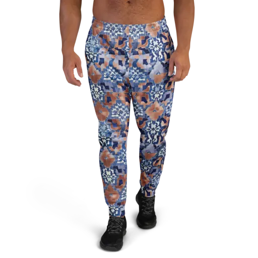 Blue Hour Tile on a Men's Joggers