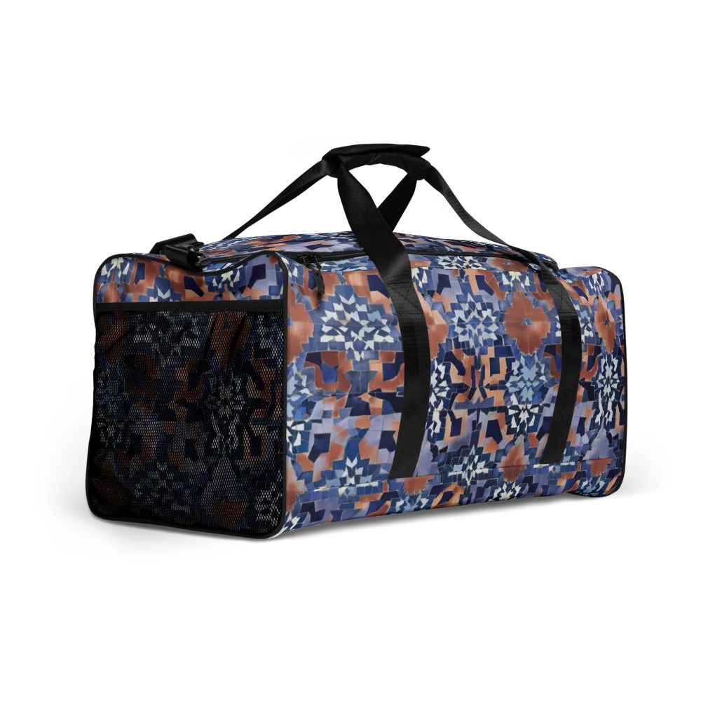 Blue Hour Tile on Duffle Bag — Right Front