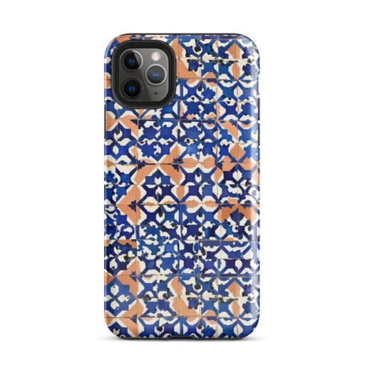 Cobalt Terrazzo on a Tough Case for iPhone®