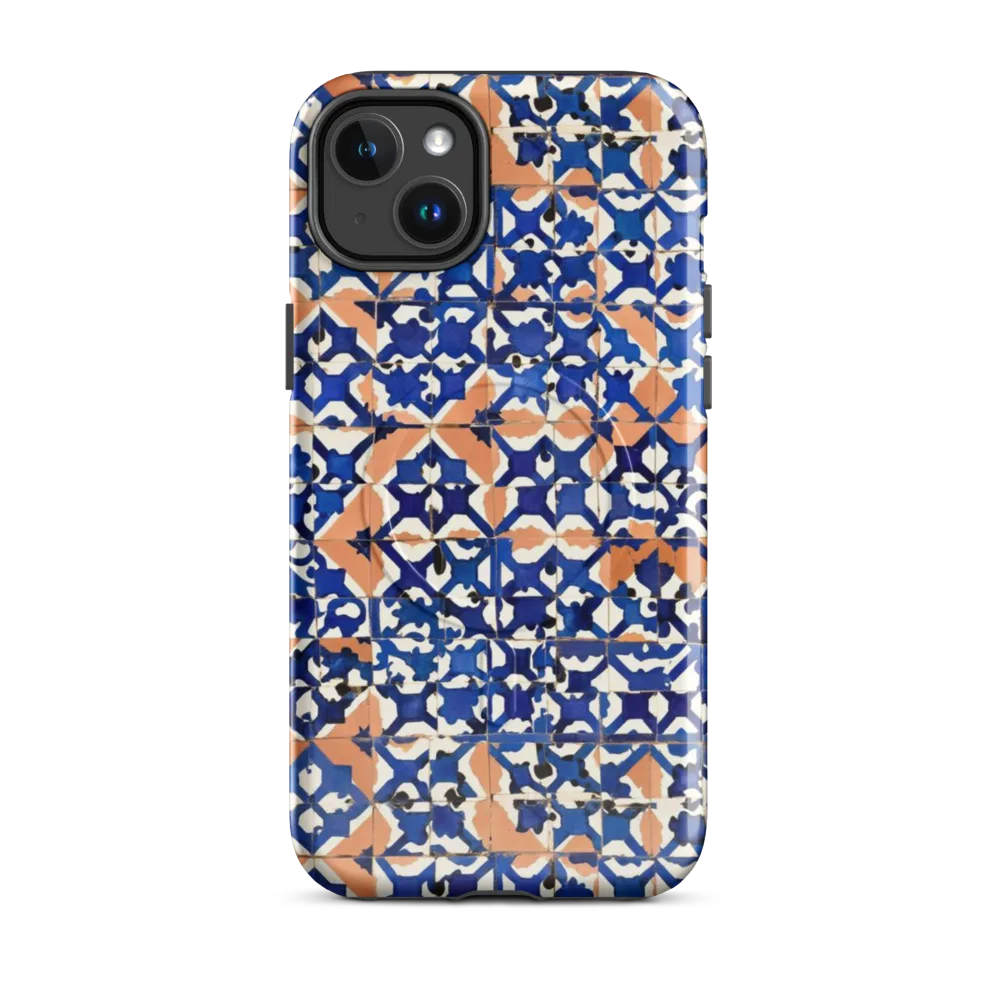 Cobalt Terrazzo on MagSafe Tough Case for iPhone® — Front