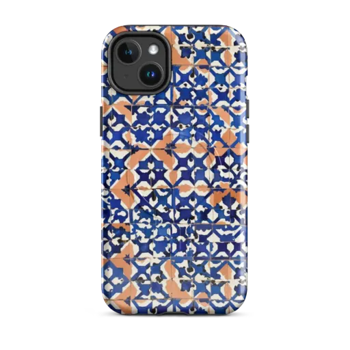 Cobalt Terrazzo on a MagSafe Tough Case for iPhone®