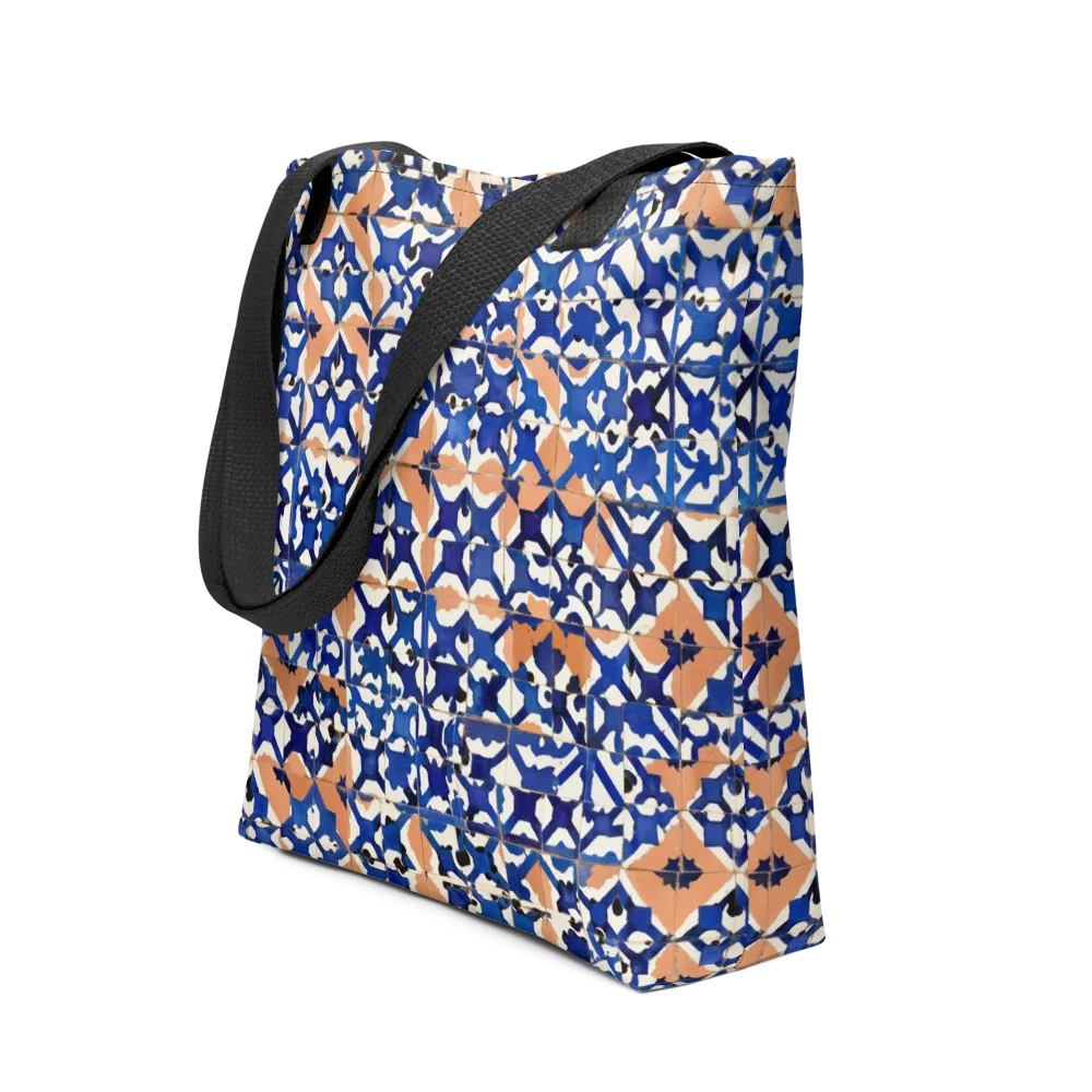 Cobalt Terrazzo on Tote Bag — Front