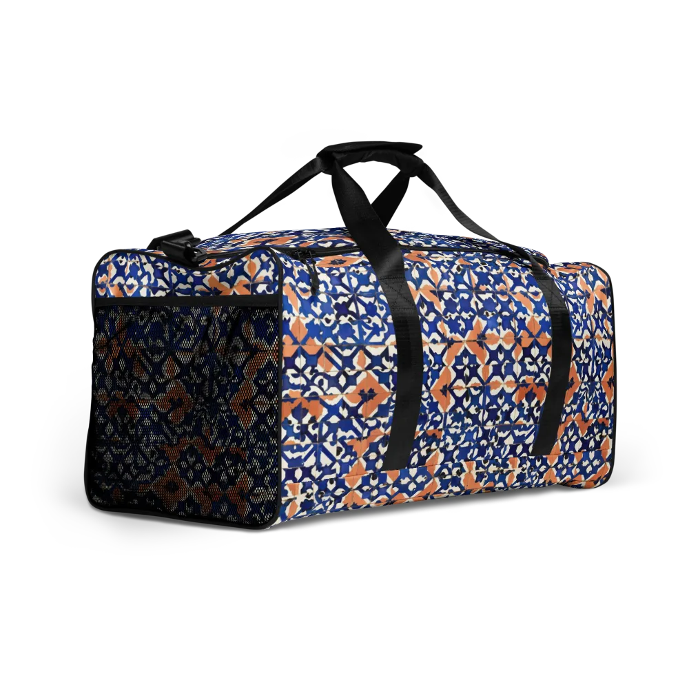 Cobalt Terrazzo on Duffle Bag — Right Front
