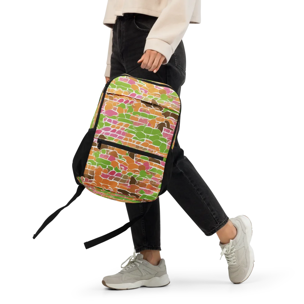 Gallery Crowd on Utility Backpack — Front