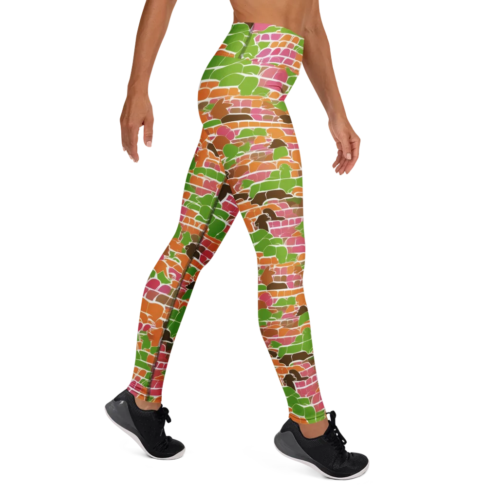 Gallery Crowd on Yoga Leggings — Right