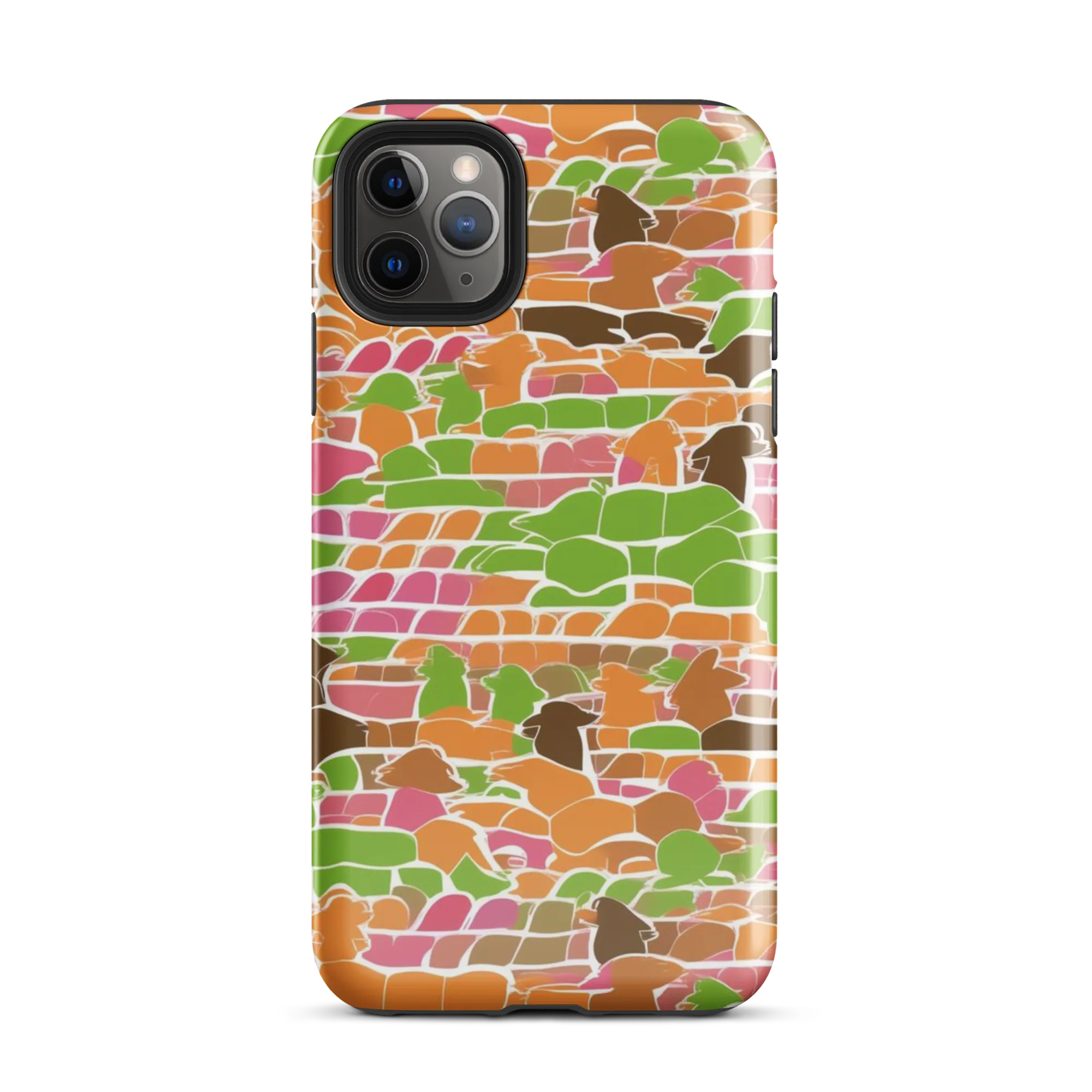 Gallery Crowd on Tough Case for iPhone® — Front