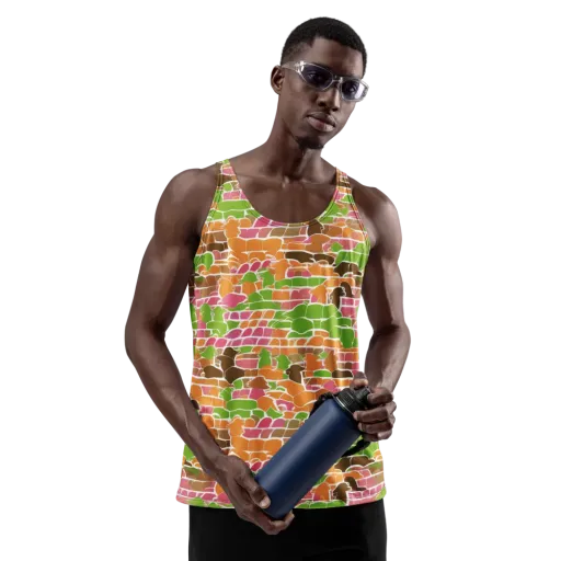 Gallery Crowd on a Men's Tank Top
