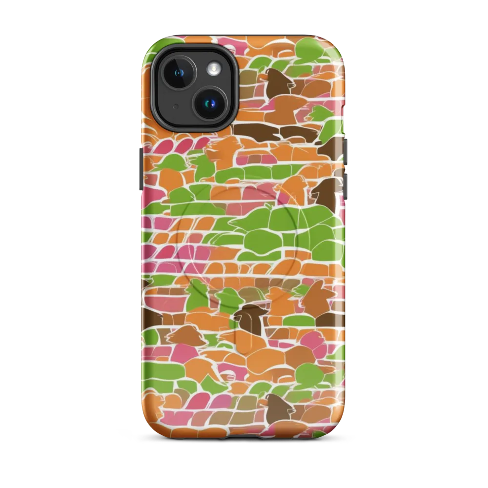 Gallery Crowd on MagSafe Tough Case for iPhone® — Front
