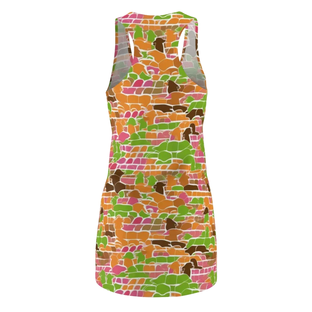 Gallery Crowd on Racerback Dress — Back