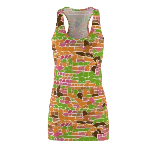 Gallery Crowd on a Racerback Dress