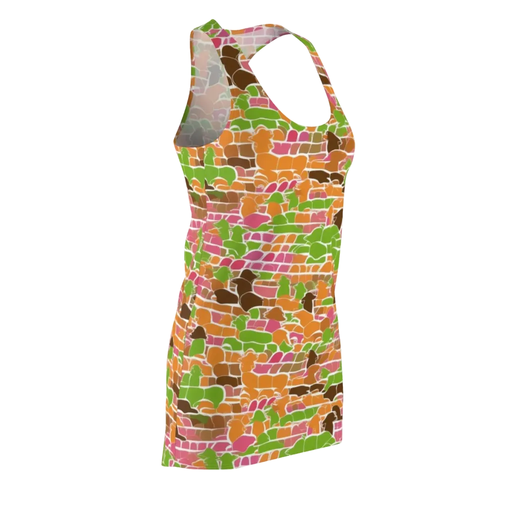 Gallery Crowd on Racerback Dress — Front Side