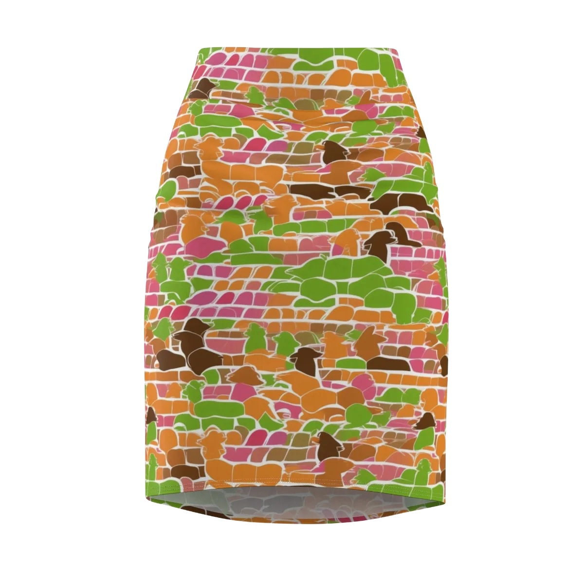 Gallery Crowd on Pencil Skirt — Front