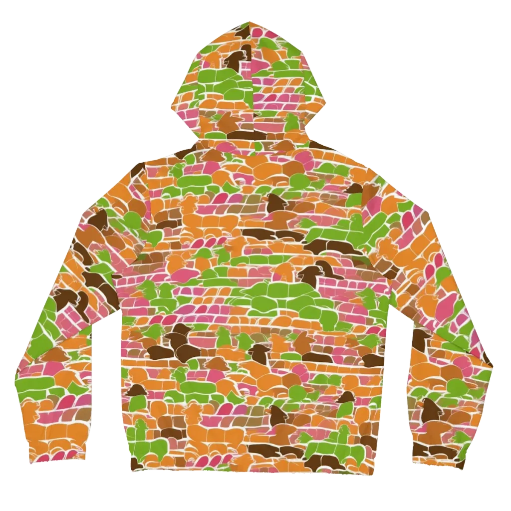 Gallery Crowd on Women's Full-Zip Hoodie — Back