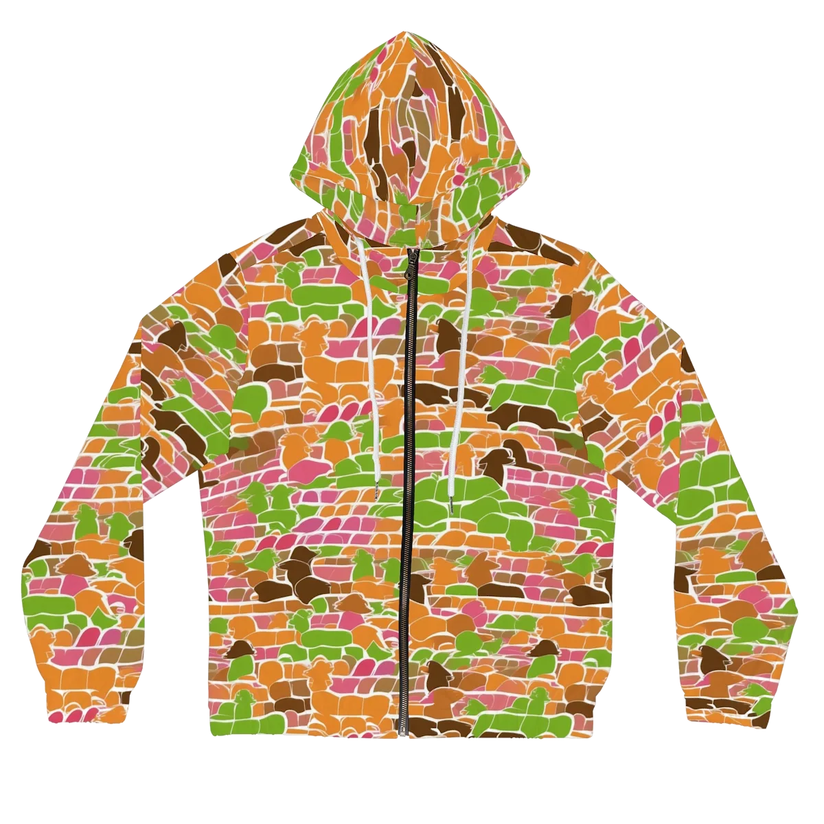 Gallery Crowd on Women's Full-Zip Hoodie — Front