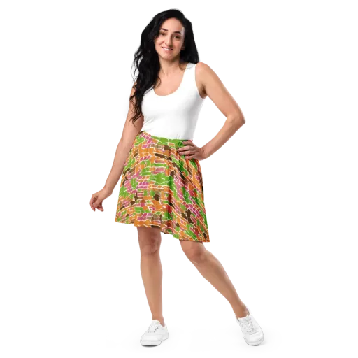 Gallery Crowd on a Skater Skirt