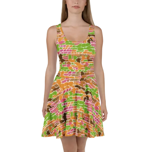 Gallery Crowd on a Skater Dress