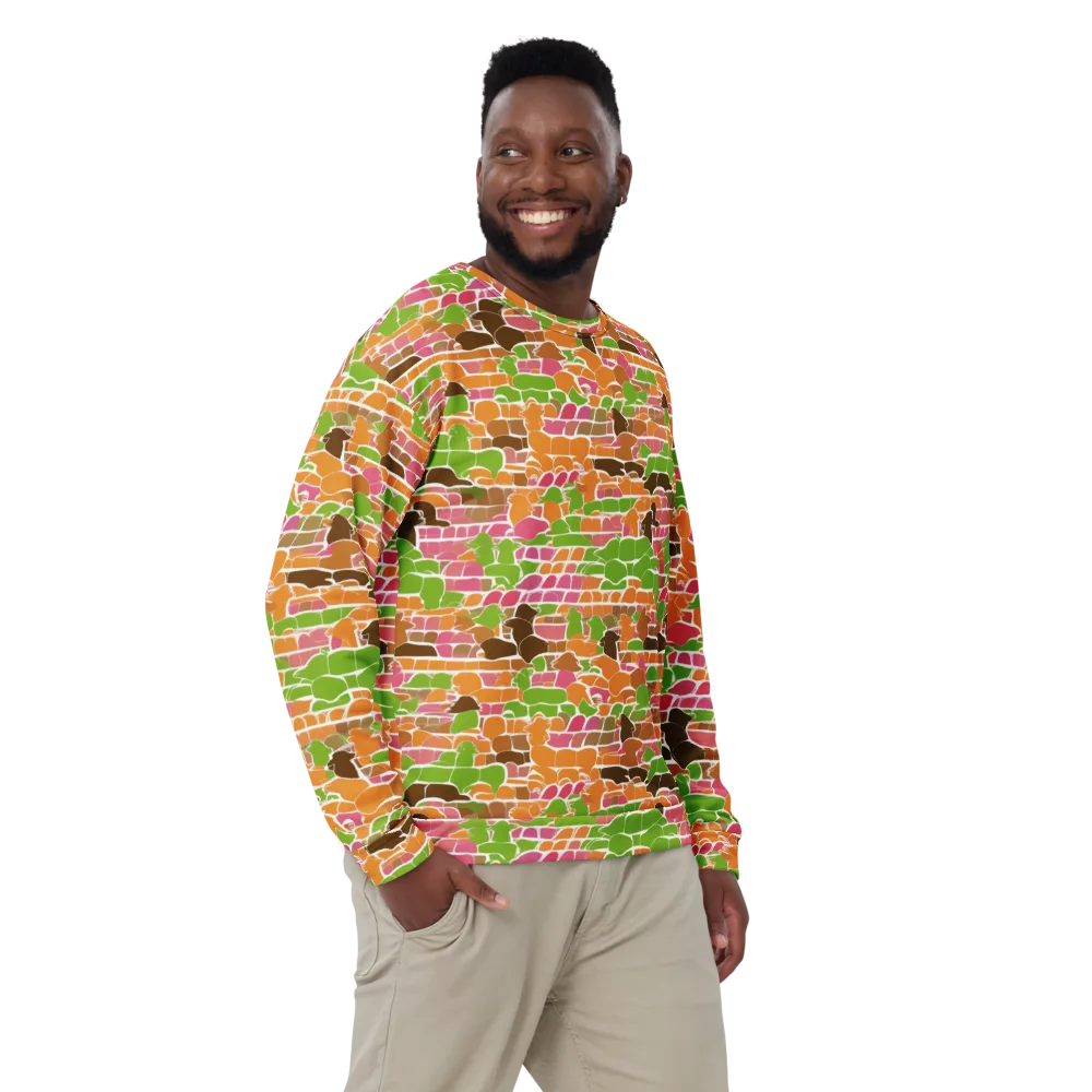 Gallery Crowd on Sweatshirt — Front