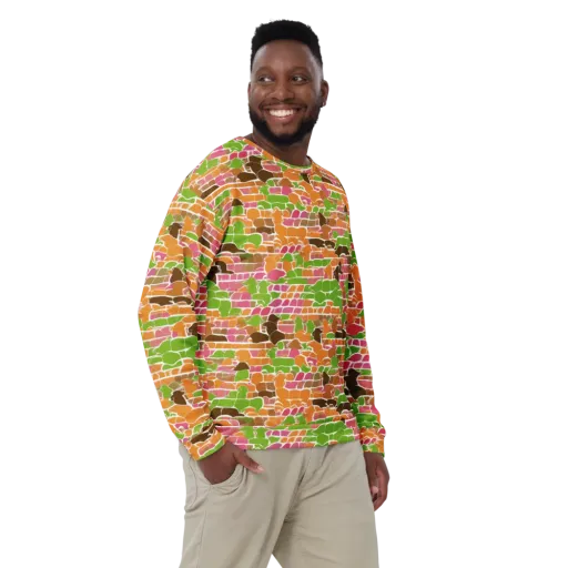 Gallery Crowd on a Sweatshirt
