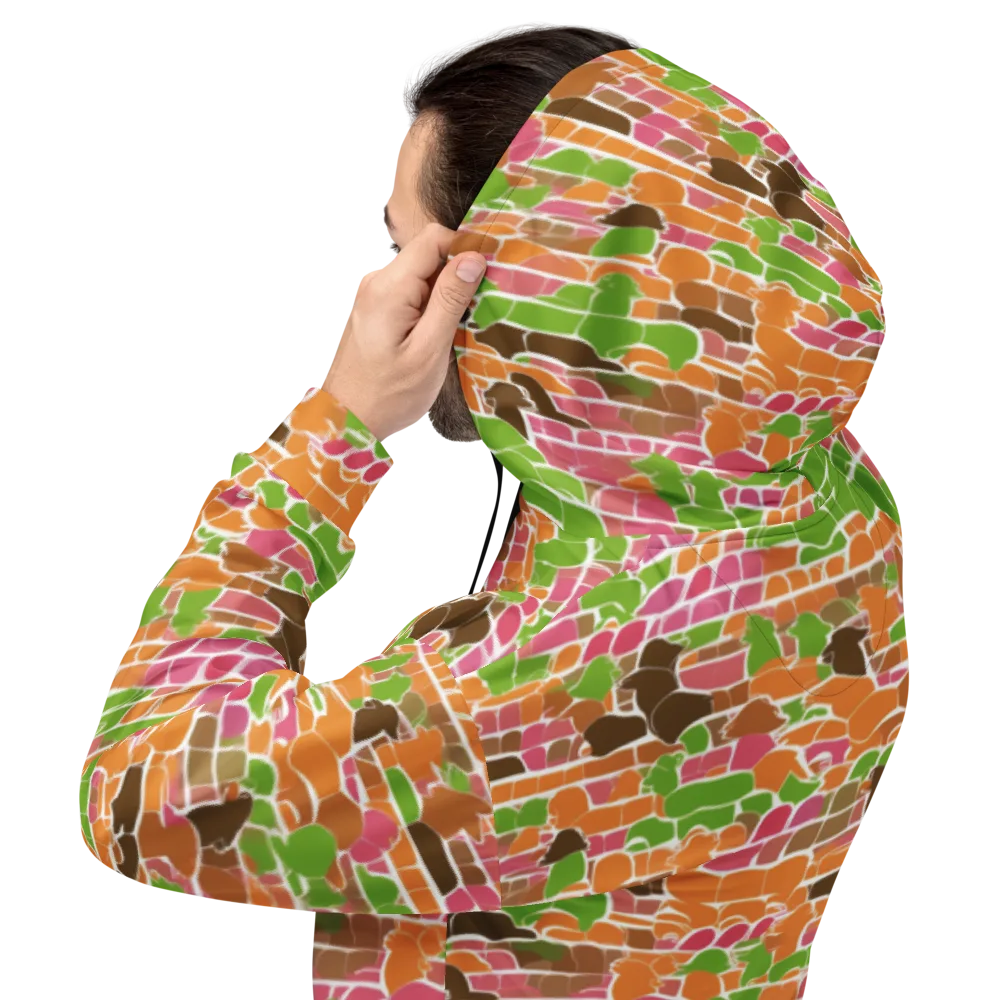 Gallery Crowd on Hoodie — Back