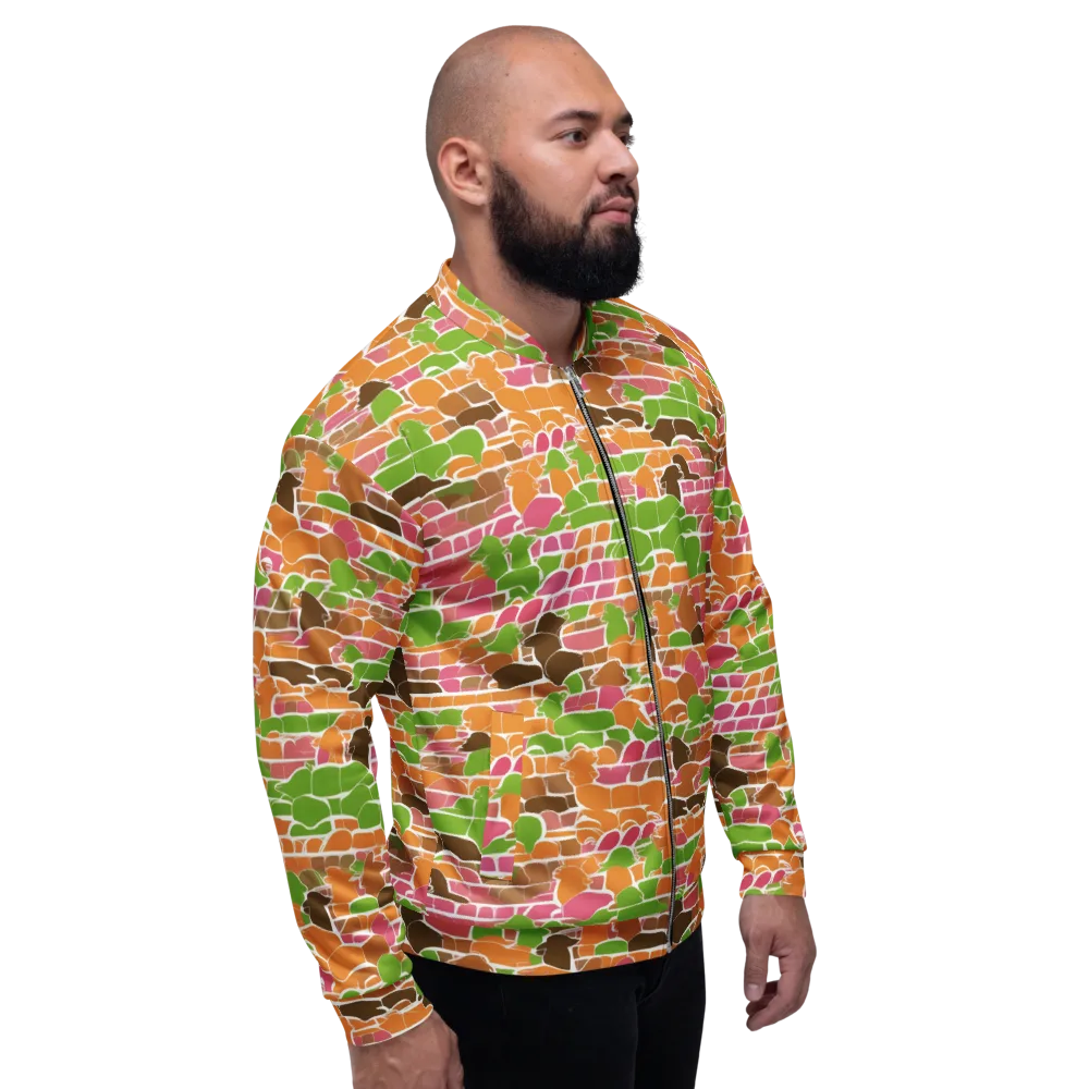 Gallery Crowd on Bomber Jacket — Right