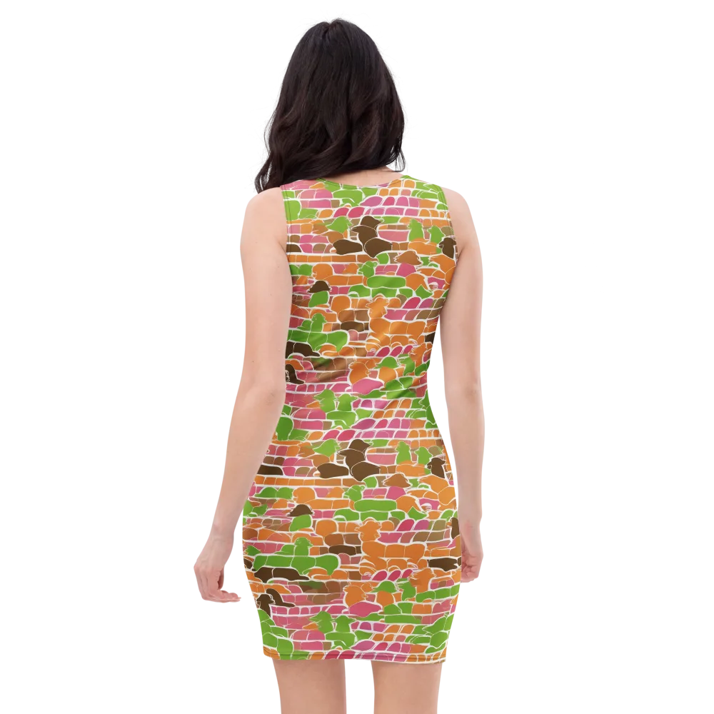 Gallery Crowd on Bodycon Dress — Back