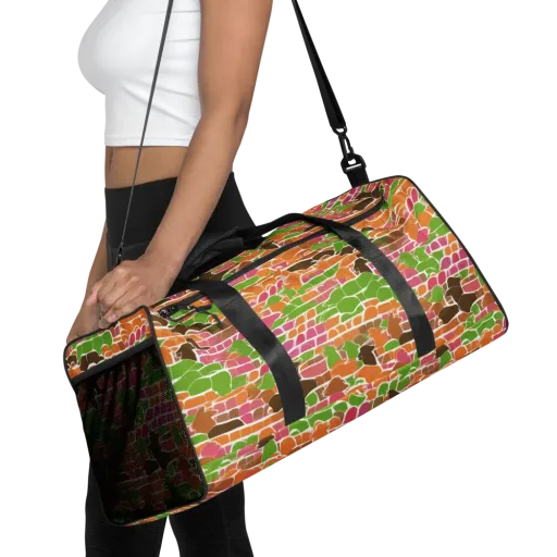 Gallery Crowd on a Duffle Bag