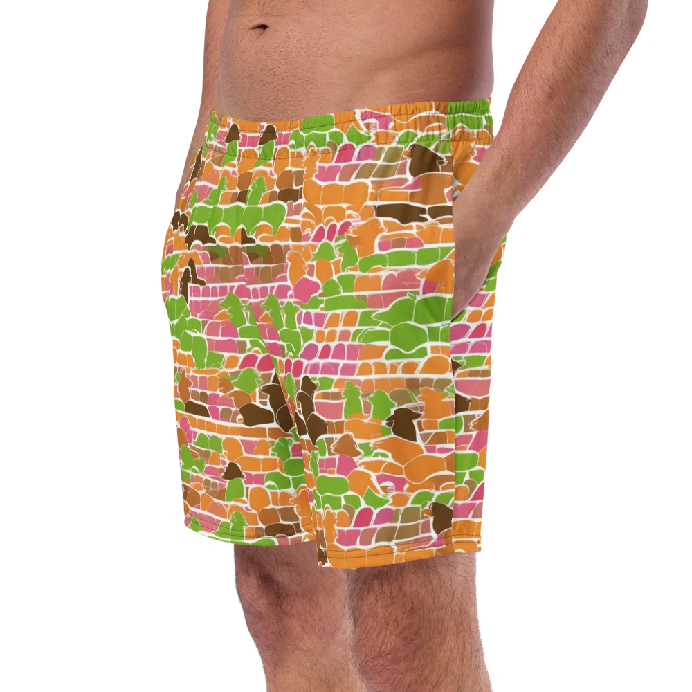 Gallery Crowd on Swim Trunks — Left Front