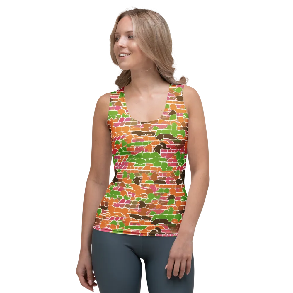 Gallery Crowd on Women's Tank Top — Front