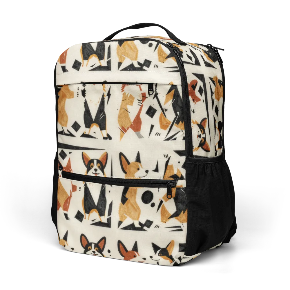 Mod Dog Parade on Utility Backpack — Left Front